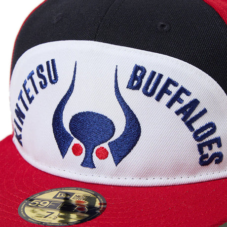 ニューエラ キャップ 59FIFTY ソフトバックラム 近鉄 バファローズ NPB CLASSIC FITTED CAP RED-WHITE-NAVY