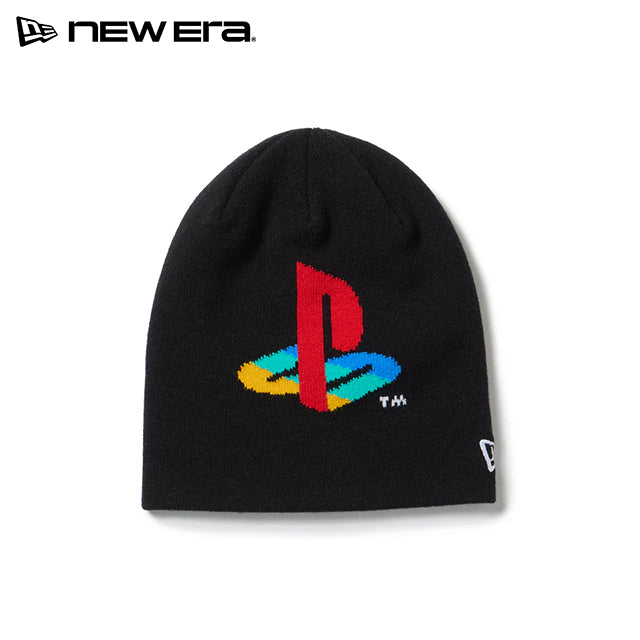ニューエラ ニット ビーニーキャップ プレイステーション BASIC CUFF