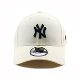 ニューエラ キャップ 9FORTY ニューヨーク ヤンキース MLB WOVEN LABEL ADJUSTABLE CAP CHROME WHITE