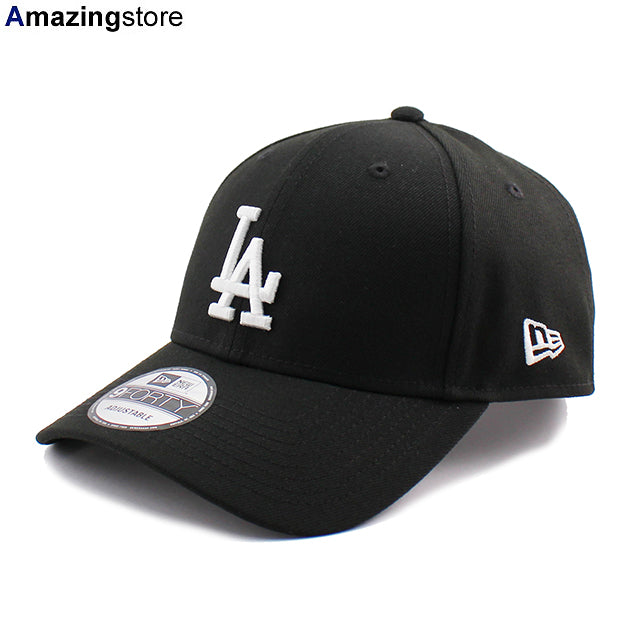 ニューエラ キャップ 9FORTY ロサンゼルス ドジャース MLB WOVEN LABEL ADJUSTABLE CAP BLACK