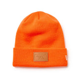 Direction by TAKAYUKI OHASHI (The Apartment) ニューエラ ニット ビーニーキャップ DOG PATCH BASIC CUFF BEANIE ORANGE