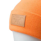 Direction by TAKAYUKI OHASHI (The Apartment) ニューエラ ニット ビーニーキャップ DOG PATCH BASIC CUFF BEANIE ORANGE
