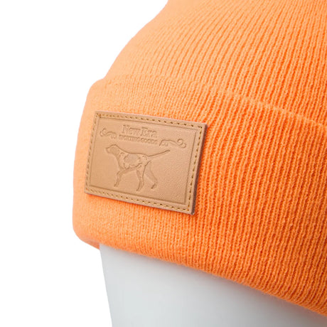 Direction by TAKAYUKI OHASHI (The Apartment) ニューエラ ニット ビーニーキャップ DOG PATCH BASIC CUFF BEANIE ORANGE