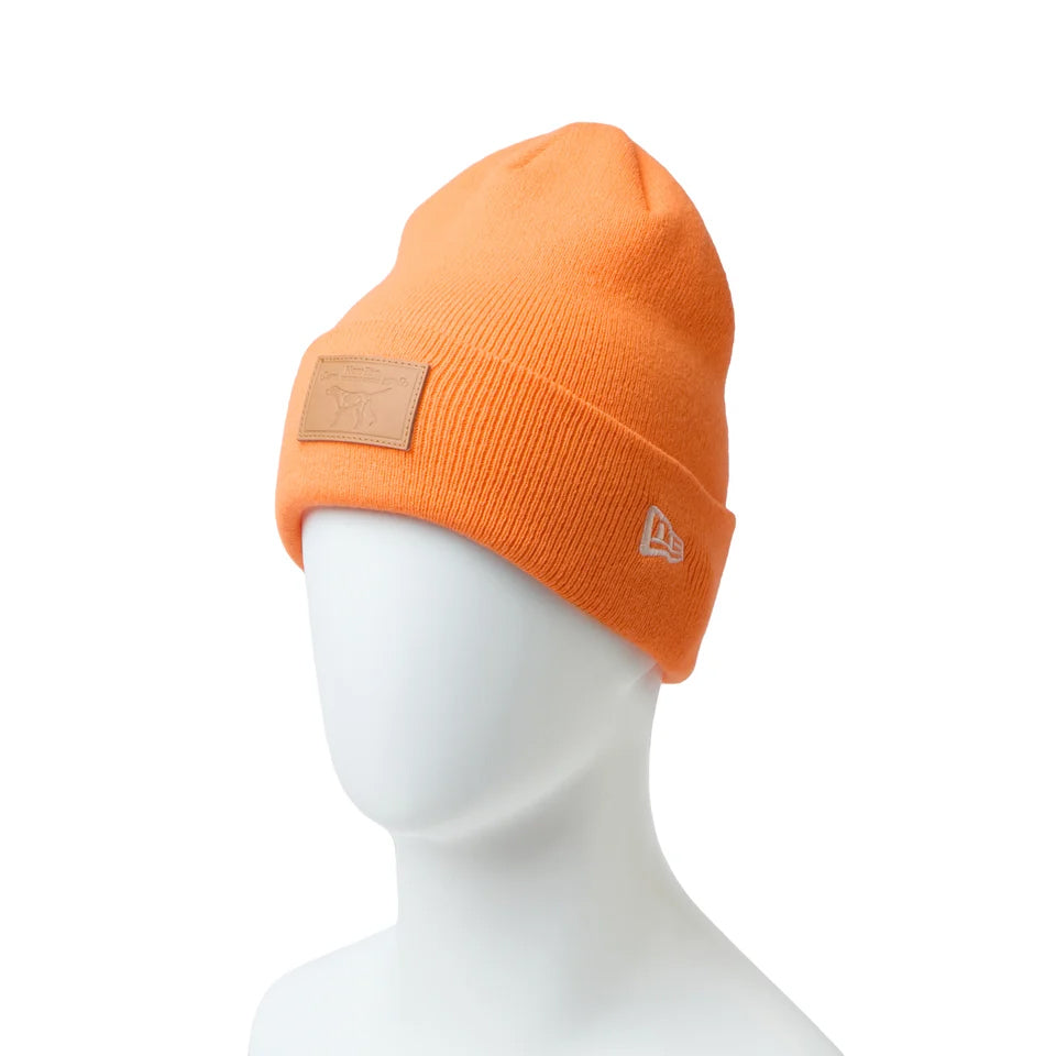 Direction by TAKAYUKI OHASHI (The Apartment) ニューエラ ニット ビーニーキャップ DOG PATCH BASIC CUFF BEANIE ORANGE