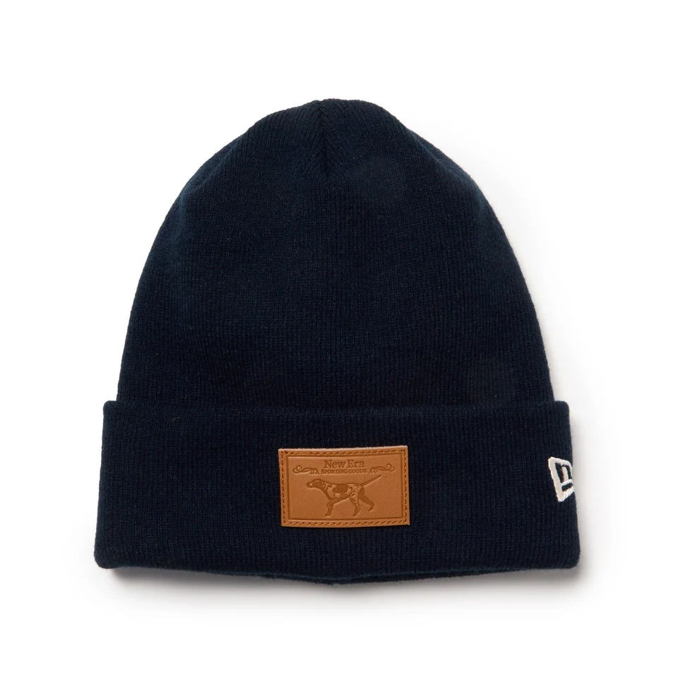 Direction by TAKAYUKI OHASHI (The Apartment) ニューエラ ニット ビーニーキャップ DOG PATCH BASIC CUFF BEANIE NAVY