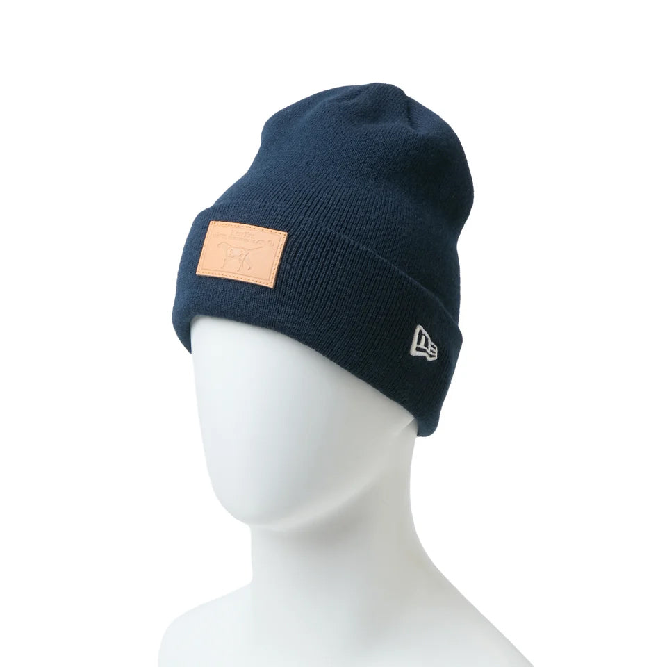 Direction by TAKAYUKI OHASHI (The Apartment) ニューエラ ニット ビーニーキャップ DOG PATCH BASIC CUFF BEANIE NAVY