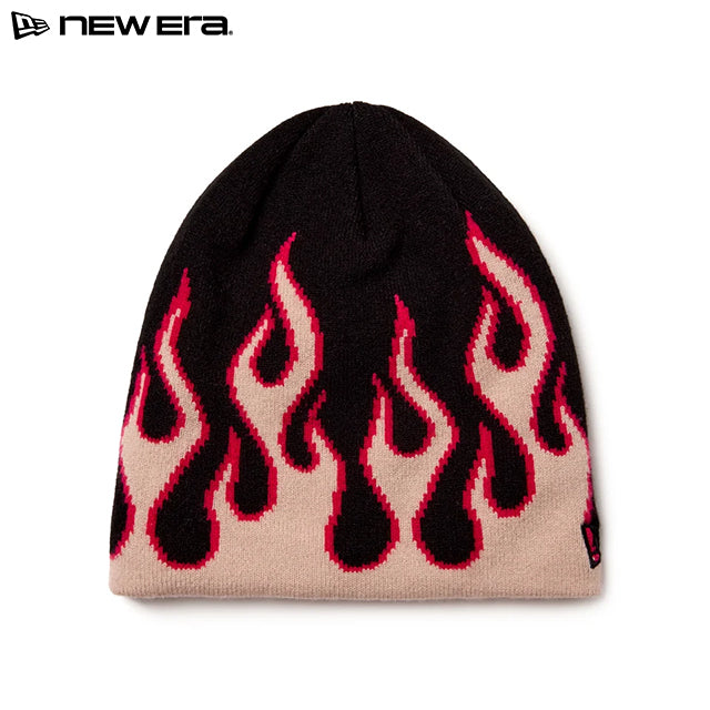 ニューエラ ニット ビーニーキャップ FLAME BASIC CUFFED KNIT BEANIE CAP