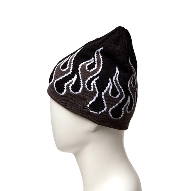 ニューエラ ニット ビーニーキャップ FLAME BASIC CUFFED KNIT BEANIE CAP