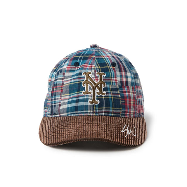 ニューエラ キャップ 9THIRTY ニューヨーク メッツ SEAN WOTHERSPOON COLLABO PLAID STRAPBACK CAP
