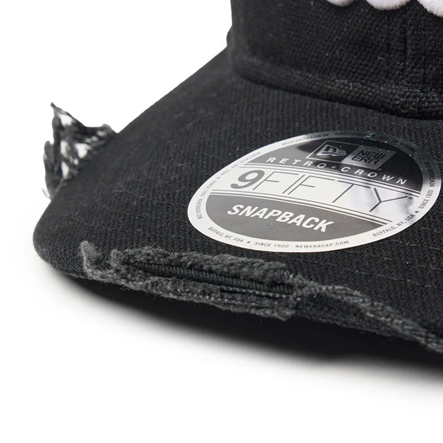 Powered by GORO (MIN-NANO) ニューエラ キャップ RC9FIFTY PRE-CURVED MIN-NANO DAMAGE RETRO CROWN SNAPBACK CAP