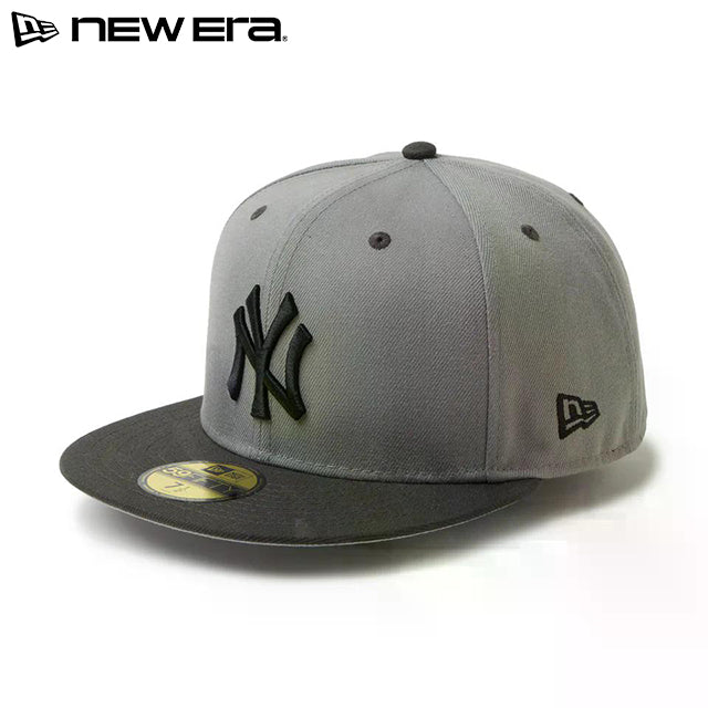Powered by GORO (MIN-NANO) ニューエラ キャップ 59FIFTY 二ューヨーク ヤンキース MLB FITTED CAP GREY