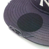 Powered by GORO (MIN-NANO) ニューエラ キャップ 9THIRTY ニューヨーク ヤンキース MLB DAMRGE STRAPBACK CAP NAVY