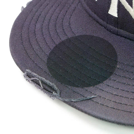 Powered by GORO (MIN-NANO) ニューエラ キャップ 9THIRTY ニューヨーク ヤンキース MLB DAMRGE STRAPBACK CAP NAVY
