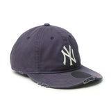Powered by GORO (MIN-NANO) ニューエラ キャップ 9THIRTY ニューヨーク ヤンキース MLB DAMRGE STRAPBACK CAP NAVY