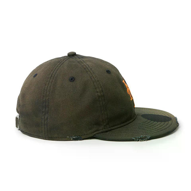 Powered by GORO (MIN-NANO) ニューエラ キャップ 9THIRTY ニューヨーク メッツ MLB DAMRGE STRAPBACK CAP BLACK