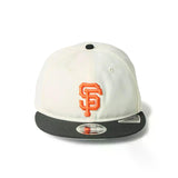 Powered by GORO (MIN-NANO) ニューエラ キャップ RC9FIFTY サンフランシスコ ジャイアンツ MLB FLAT VISOR SNAPBACK CAP CHROME BLACK