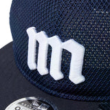 Powered by GORO (MIN-NANO) ニューエラ キャップ RC9FIFTY FLAT VISOR MESH SNAPBACK CAP NAVY