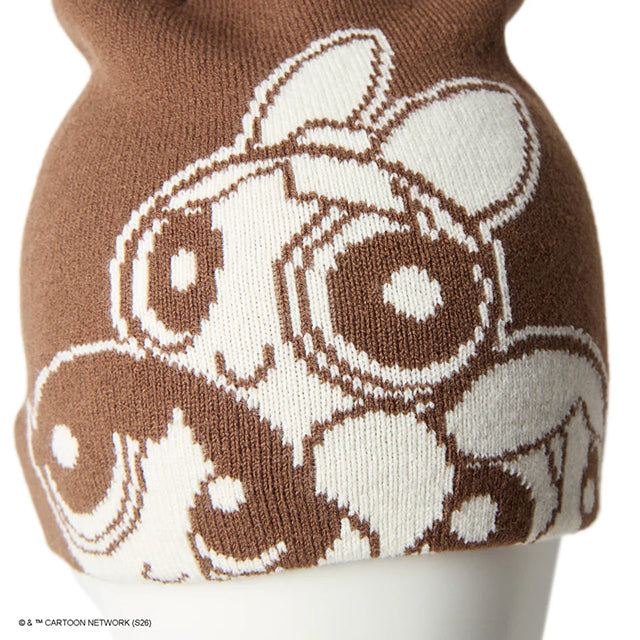 パワーパフガールズ ニューエラ ニットキャップ ビーニー KNIT CAP BEANIE B ROWN
