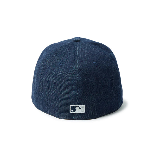 ニューエラ キャップ PC59FIFTY 二ューヨーク ヤンキース MLB CHAIN STITCH FITTED CAP DENIM