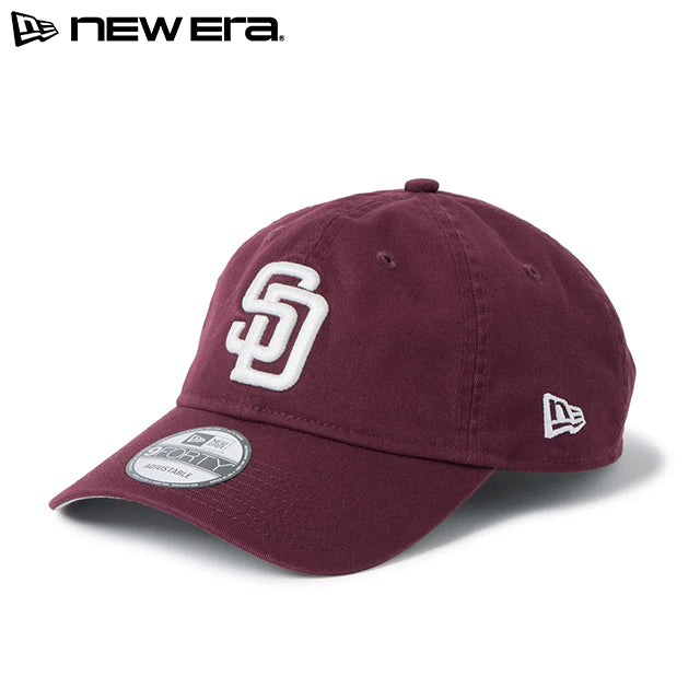 ニューエラ キャップ 9FORTY UNSTRUCTURED ストラップバック サンディエゴ パドレス MLB STRAPBACK CAP MAROON