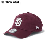 ニューエラ キャップ 9FORTY UNSTRUCTURED ストラップバック サンディエゴ パドレス MLB STRAPBACK CAP MAROON