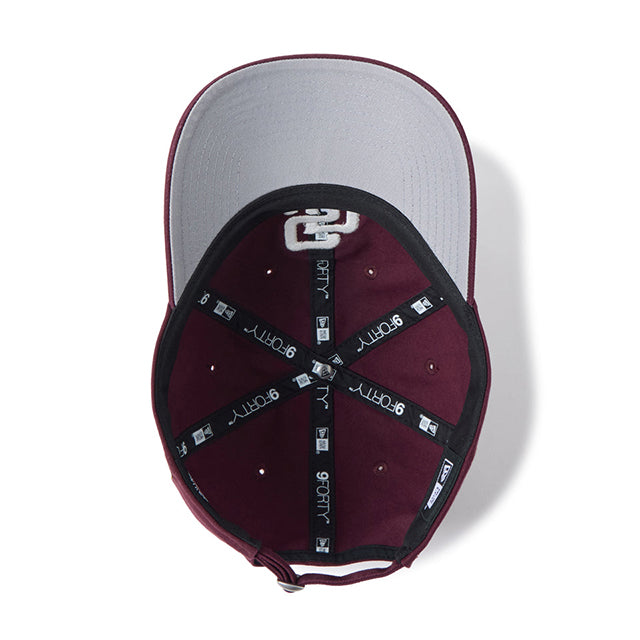 ニューエラ キャップ 9FORTY UNSTRUCTURED ストラップバック サンディエゴ パドレス MLB STRAPBACK CAP MAROON