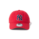 ニューエラ キャップ 9FORTY UNSTRUCTURED ストラップバック ニューヨーク ヤンキース MLB STRAPBACK CAP SCARLET
