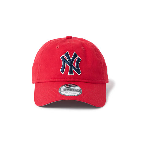 ニューエラ キャップ 9FORTY UNSTRUCTURED ストラップバック ニューヨーク ヤンキース MLB STRAPBACK CAP SCARLET