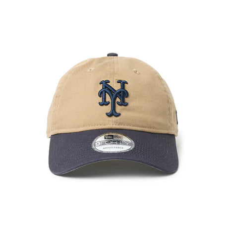 ニューエラ キャップ 9FORTY UNSTRUCTURED ストラップバック ニューヨーク メッツ MLB STRAPBACK CAP KHAKI NAVY