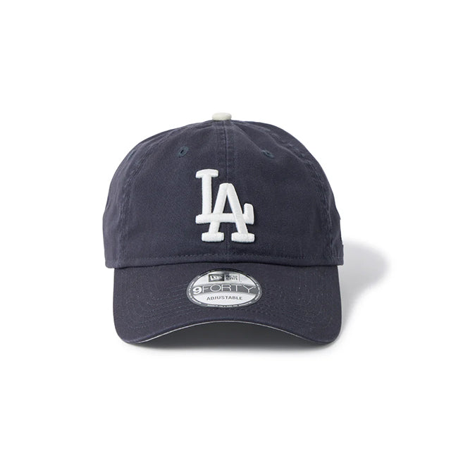 ニューエラ キャップ 9FORTY UNSTRUCTURED ストラップバック ロサンゼルス ドジャース MLB STRAPBACK CAP NAVY