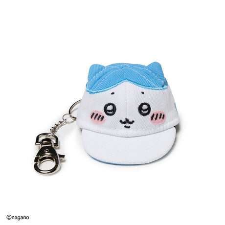 ニューエラ キャップキーホルダー ちいかわ CAP KEYHOLDER WHITE BLUE