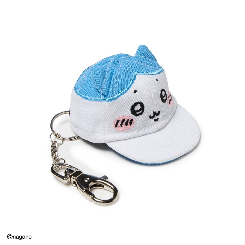 ニューエラ キャップキーホルダー ちいかわ CAP KEYHOLDER WHITE BLUE