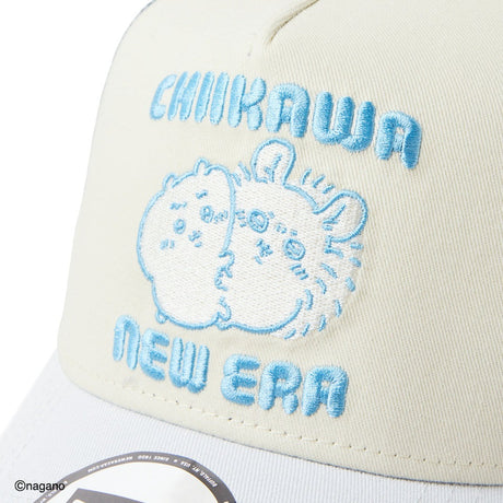 ニューエラ メッシュキャップ 9FORTY ちいかわ CHIIKAWA MOMONGA A-FRAME TRUCKER MESH CAP SNOW GREY
