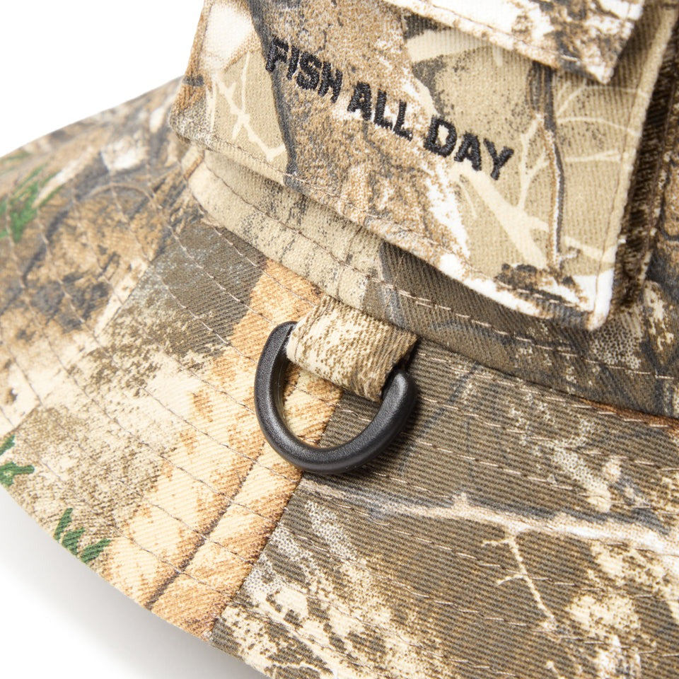 ニューエラ アウトドア バケットハット OUTDOOR LOOP ANGLER'S CLUB BUCKET-01 HAT REALTREE CAMO