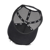 ニューエラ キャップ 9FORTY ニューヨーク ヤンキース DAMAGED TWILL A-FRAME MESH CAP BLACK