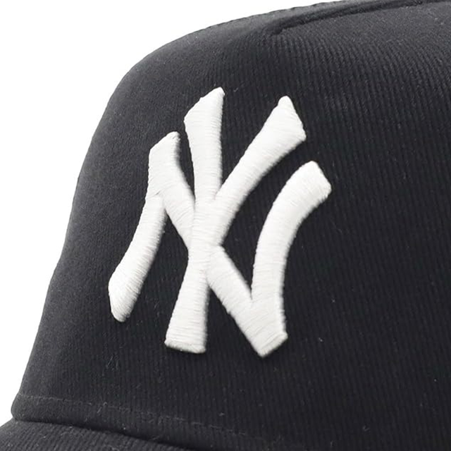 ニューエラ キャップ 9FORTY ニューヨーク ヤンキース DAMAGED TWILL A-FRAME MESH CAP BLACK