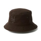 ニューエラ バケット01 ニューヨーク メッツ REVERSIBLE BUKET-01 HAT BURNT WOOD-OLIVE