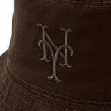 ニューエラ バケット01 ニューヨーク メッツ REVERSIBLE BUKET-01 HAT BURNT WOOD-OLIVE