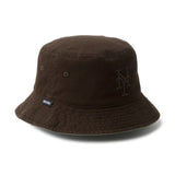 ニューエラ バケット01 ニューヨーク メッツ REVERSIBLE BUKET-01 HAT BURNT WOOD-OLIVE