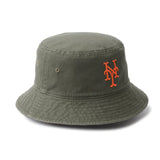 ニューエラ バケット01 ニューヨーク メッツ REVERSIBLE BUKET-01 HAT BURNT WOOD-OLIVE