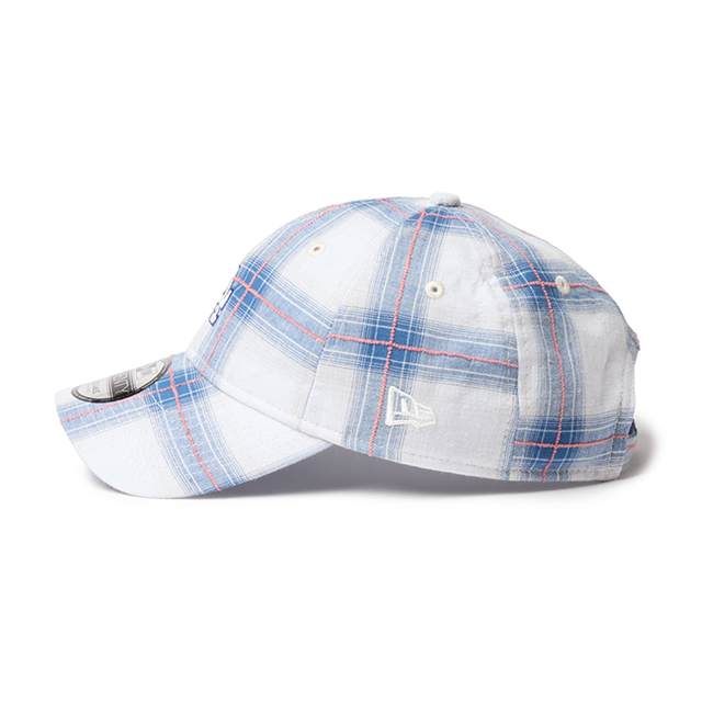 ニューエラ キャップ 9TWENTY ロサンゼルス ドジャース MLB OMBRE PLAID STRAPBACK CAP BLUE