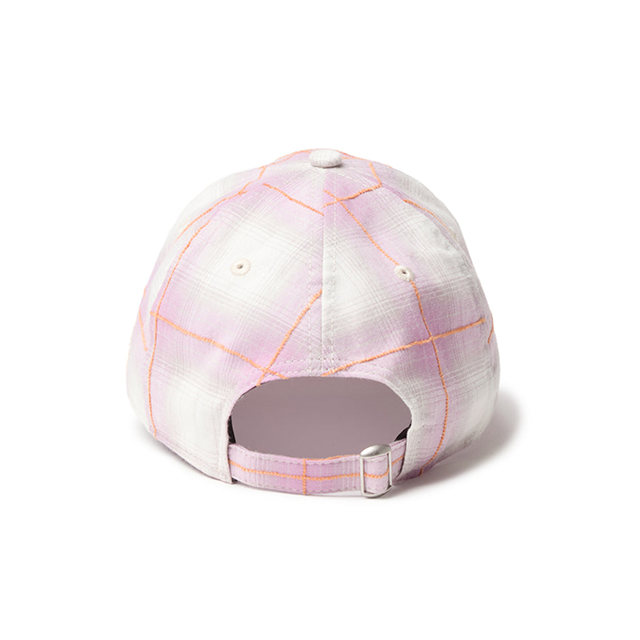 ニューエラ キャップ 9TWENTY ボストン レッドソックス MLB OMBRE PLAID STRAPBACK CAP PINK