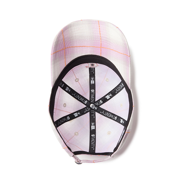 ニューエラ キャップ 9TWENTY ボストン レッドソックス MLB OMBRE PLAID STRAPBACK CAP PINK