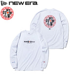 ニューエラ ロングスリーブTシャツ 町中華で飲ろうぜ LONG SLEEVE COTTON T-SHIRT WHITE