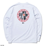 ニューエラ ロングスリーブTシャツ 町中華で飲ろうぜ LONG SLEEVE COTTON T-SHIRT WHITE