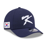 ニューエラ キャップ 9FORTY M-CROWN WBC 韓国 2026 WORLD BASEBALL CLASSIC SNAPBACK CAP BLUE