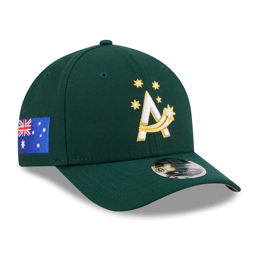 ニューエラ キャップ 9FORTY M-CROWN WBC オーストラリア 2026 WORLD BASEBALL CLASSIC SNAPBACK CAP GREEN