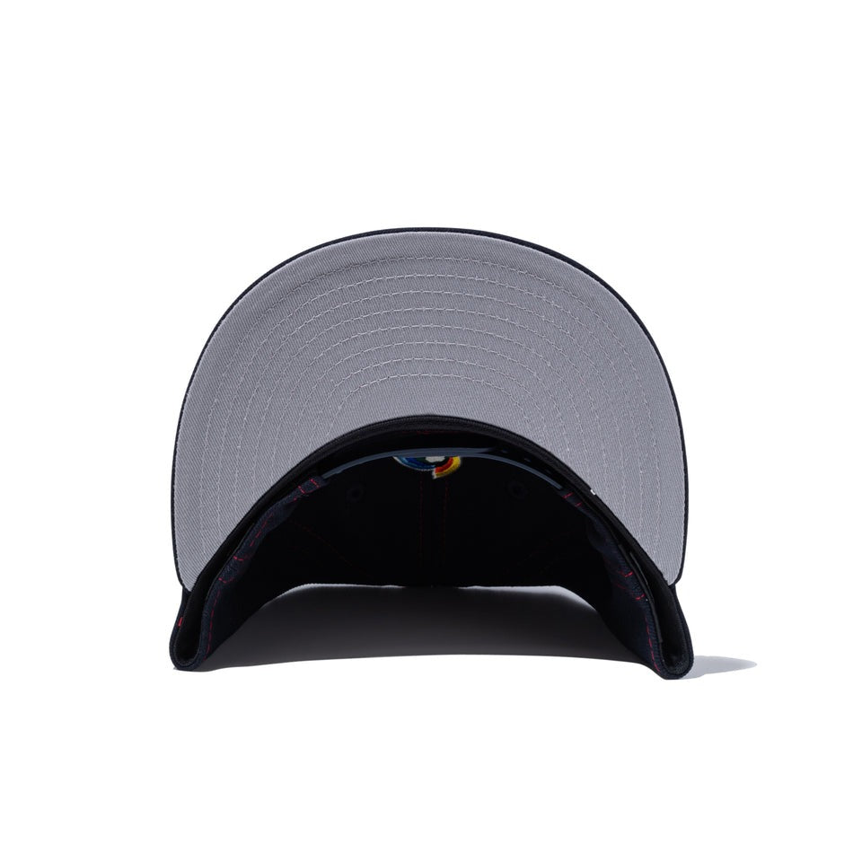 子供用 ニューエラ キャップ 9FIFTY WBC 日本 YOUTH 2026 WORLD BASEBALL CLASSIC J LOGO SNAPBACK CAP NAVY