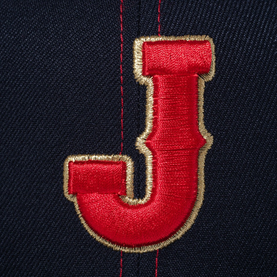 子供用 ニューエラ キャップ 9FIFTY WBC 日本 YOUTH 2026 WORLD BASEBALL CLASSIC J LOGO SNAPBACK CAP NAVY