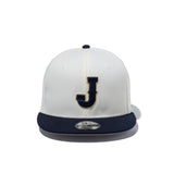 子供用 ニューエラ キャップ 9FIFTY WBC 日本 YOUTH 2026 WORLD BASEBALL CLASSIC J LOGO SNAPBACK CAP CHROME NAVY